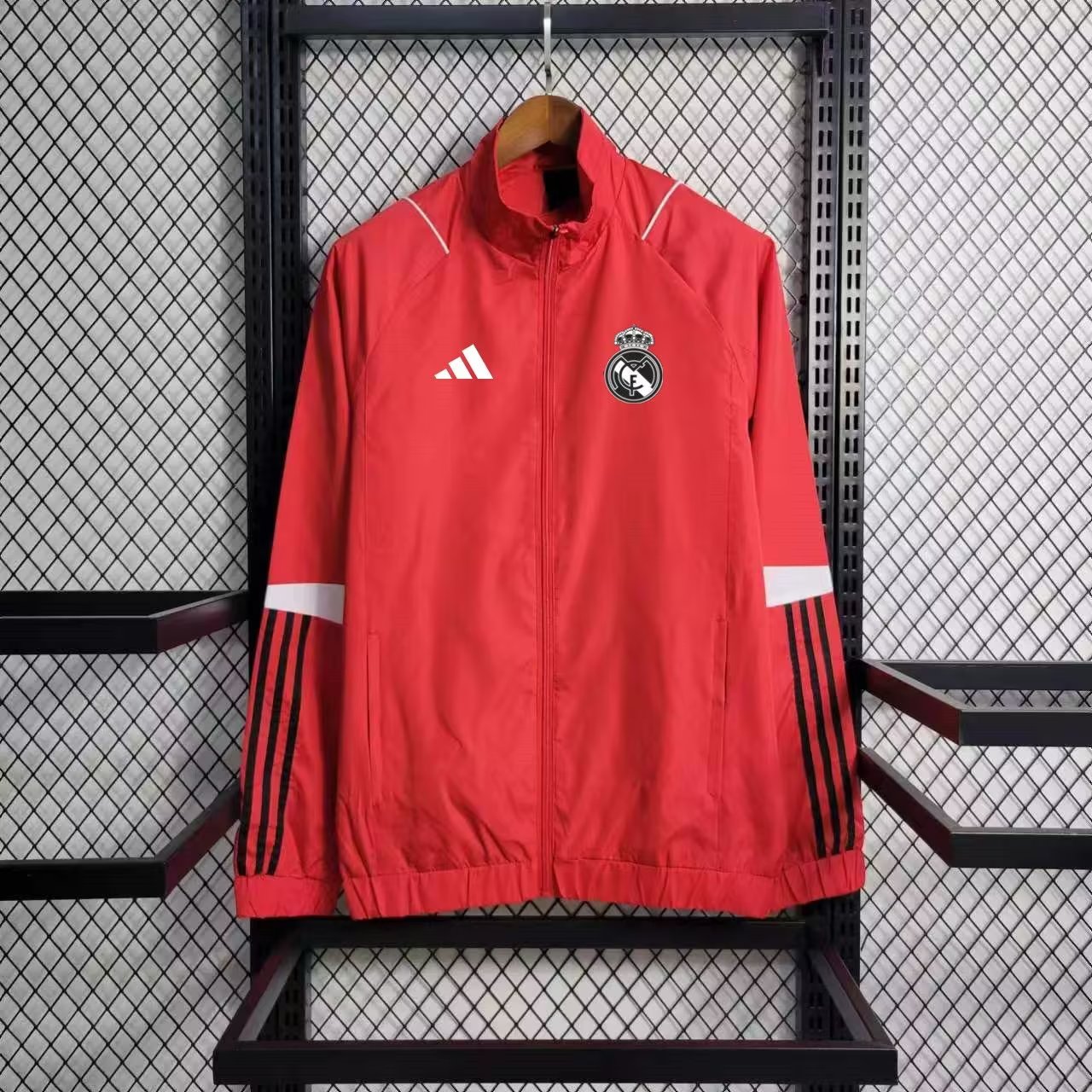 23-24 Real Madrid Red Windbreaker S-XXL